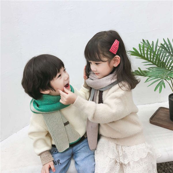 winter 2019 baby cashmere like boys and girls warm scarf children's versatile stripe letter neck, Red;brown
winter 2019 baby cashmere like boys and girls warm scarf children's versatile stripe letter neck, Red;brown