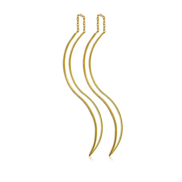 stylever 18k gold plating 925 sterling silver earrings tassel threader earrings double curved threader drop earrings for women, Golden;silver
stylever 18k gold plating 925 sterling silver earrings tassel threader earrings double curved threader drop earrings for women, Golden;silver