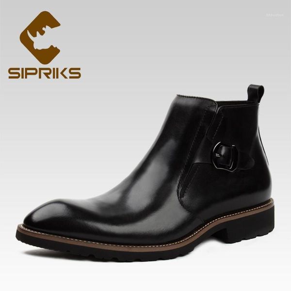 boots sipriks mens pointed toe zip real cow leather black ankle hipster male cowboy thick rubber outsole dress shoes1
boots sipriks mens pointed toe zip real cow leather black ankle hipster male cowboy thick rubber outsole dress shoes1