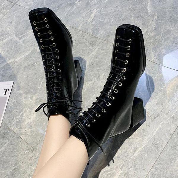 boots fashion women ankle lace up autumn riding for shoes heels female rome booties1, Black
boots fashion women ankle lace up autumn riding for shoes heels female rome booties1, Black