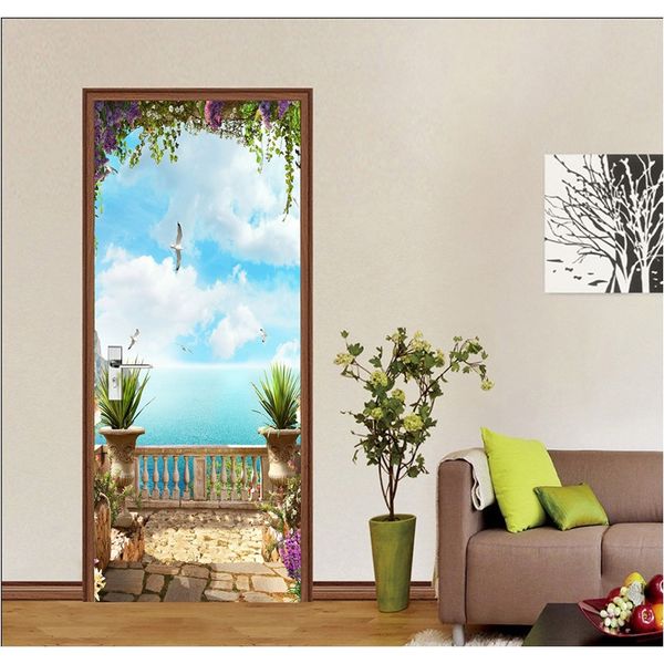 77x200cm 3d landscape door stickers for living room bedroom diy pvc self adhesive wallpaper home decor waterproof mural decal f bbywny
77x200cm 3d landscape door stickers for living room bedroom diy pvc self adhesive wallpaper home decor waterproof mural decal f bbywny