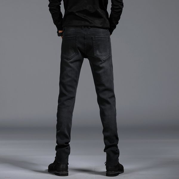 2021 winter breezes new fashionable thickening slim fit skinny jeans elastic breeches classic black men hiae, Blue
2021 winter breezes new fashionable thickening slim fit skinny jeans elastic breeches classic black men hiae, Blue