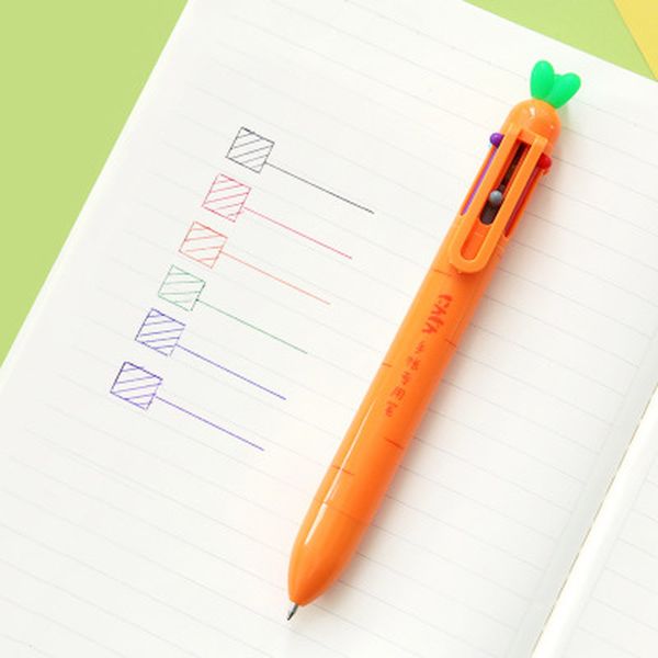 1pcs carrot model ballpoint pen 0.7mm 6 colors ink ball pens kawaii school supplies office stationery writing kids novelty pens
1pcs carrot model ballpoint pen 0.7mm 6 colors ink ball pens kawaii school supplies office stationery writing kids novelty pens