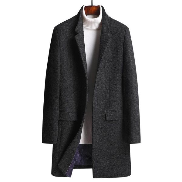 new fashion mens autumn winter woolen coat men long wool windbreaker thickened casual plus size m l 2xl 3xl 4xl, Black
new fashion mens autumn winter woolen coat men long wool windbreaker thickened casual plus size m l 2xl 3xl 4xl, Black