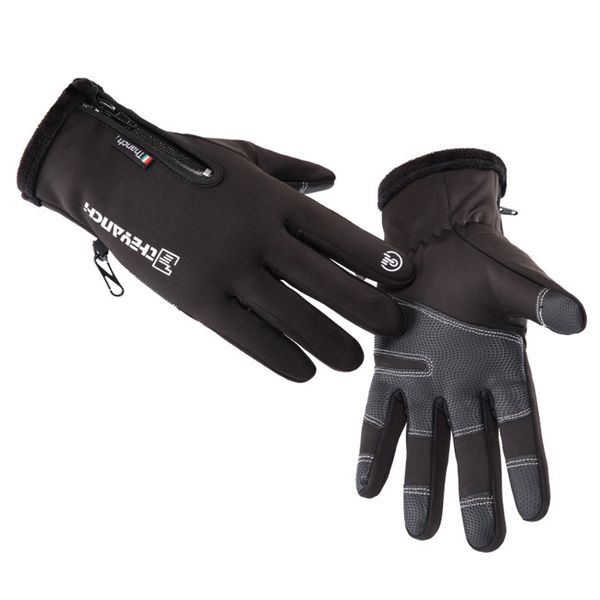 winter warm water-resistant windproof outdoor sports with fluff lining screen-touching gloves, Blue;gray
winter warm water-resistant windproof outdoor sports with fluff lining screen-touching gloves, Blue;gray