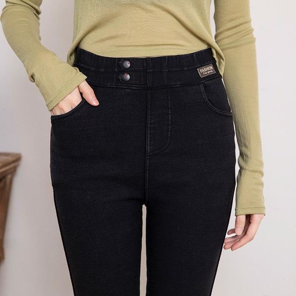 women's leggings big size hight waist velvet black jeggings women skinny stretchy winter fleece warm denim trousers
women's leggings big size hight waist velvet black jeggings women skinny stretchy winter fleece warm denim trousers