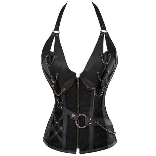 bras sets european and american court wear brown 4-steel punk leather corset with a belt neck shapepiece, Red;black
bras sets european and american court wear brown 4-steel punk leather corset with a belt neck shapepiece, Red;black