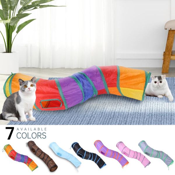 7 color funny pet cat cave tunnel cat play rainbown tunnel brown foldable 2 holes kitten toy bulk toys
7 color funny pet cat cave tunnel cat play rainbown tunnel brown foldable 2 holes kitten toy bulk toys