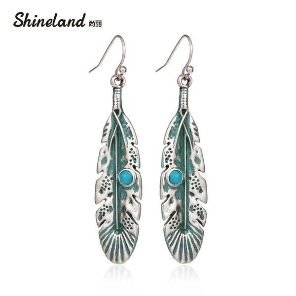 dangle & chandelier shineland fashion bohemia charm women vintage earrings statement feather/leaf beads big drop earring jewelry, Silver
dangle & chandelier shineland fashion bohemia charm women vintage earrings statement feather/leaf beads big drop earring jewelry, Silver