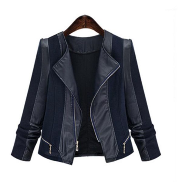 2020 fashion spring summer plus size -5xl pu leather splice short jacket long sleeve outerwear female slim casual g2241, Black
2020 fashion spring summer plus size -5xl pu leather splice short jacket long sleeve outerwear female slim casual g2241, Black