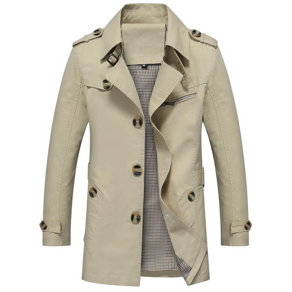 mens trench coat fashion designer autumn slim brand mens jacket cotton windbreaker coats male size l-5xl, Tan;black
mens trench coat fashion designer autumn slim brand mens jacket cotton windbreaker coats male size l-5xl, Tan;black