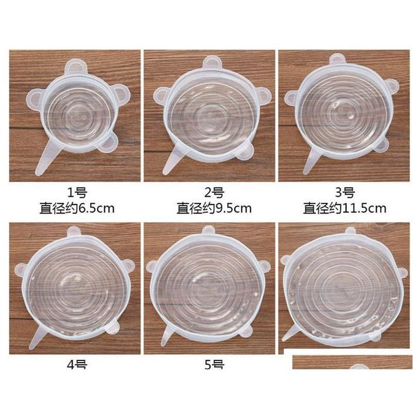 6pcs/set sile stretch suction pot lids reusable fresh keeping wrap universal seal lid pan cover ser cover jllbqp jjxh
6pcs/set sile stretch suction pot lids reusable fresh keeping wrap universal seal lid pan cover ser cover jllbqp jjxh