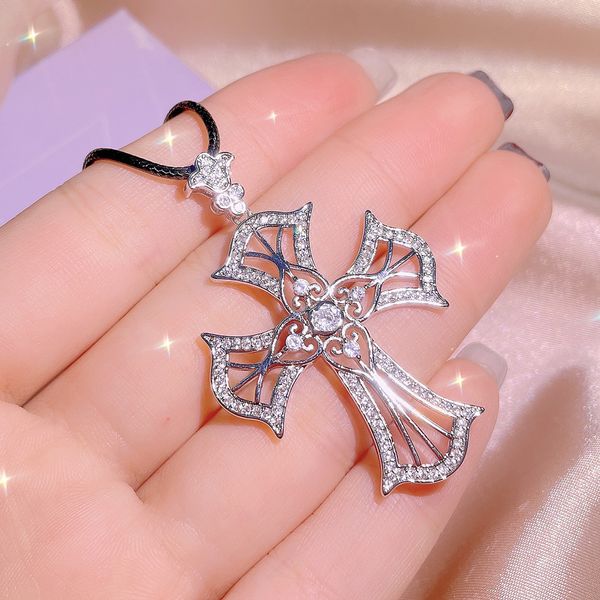 handmade sparkling cross pendant sweet cut luxury jewelry 925 sterling silver pave white sapphire cz diamond gemstones party rope chain wome
handmade sparkling cross pendant sweet cut luxury jewelry 925 sterling silver pave white sapphire cz diamond gemstones party rope chain wome
