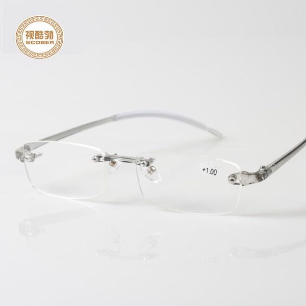 tr90 reading glasses rimless men women ultra-light frameless reading glasses spectacles presbyopic eyewear, White;black
tr90 reading glasses rimless men women ultra-light frameless reading glasses spectacles presbyopic eyewear, White;black