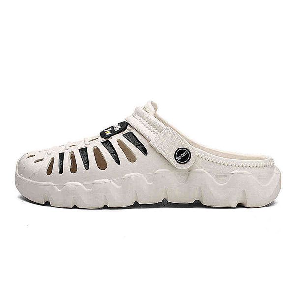 2022 summer men's hole shoes lightweight breathable beach sandals casual hollow, Black
2022 summer men's hole shoes lightweight breathable beach sandals casual hollow, Black