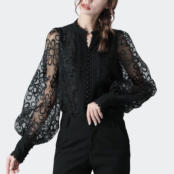 lantern sleeve lace shirt 2020 new style chiffon shirt small runway chiffon white elegant pattern women's1
lantern sleeve lace shirt 2020 new style chiffon shirt small runway chiffon white elegant pattern women's1