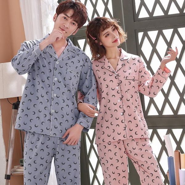 men's sleepwear 100% cotton long sleeve pajamas 2 piece set fashion star moon men and women large size casual plaid home costumes, Black;brown
men's sleepwear 100% cotton long sleeve pajamas 2 piece set fashion star moon men and women large size casual plaid home costumes, Black;brown