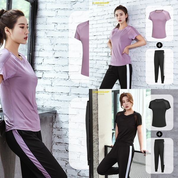 jhcus fitness yoga quick-drying breathable solid color short-sleeved training two-piece sports running trousers women's yoga suit sport
jhcus fitness yoga quick-drying breathable solid color short-sleeved training two-piece sports running trousers women's yoga suit sport