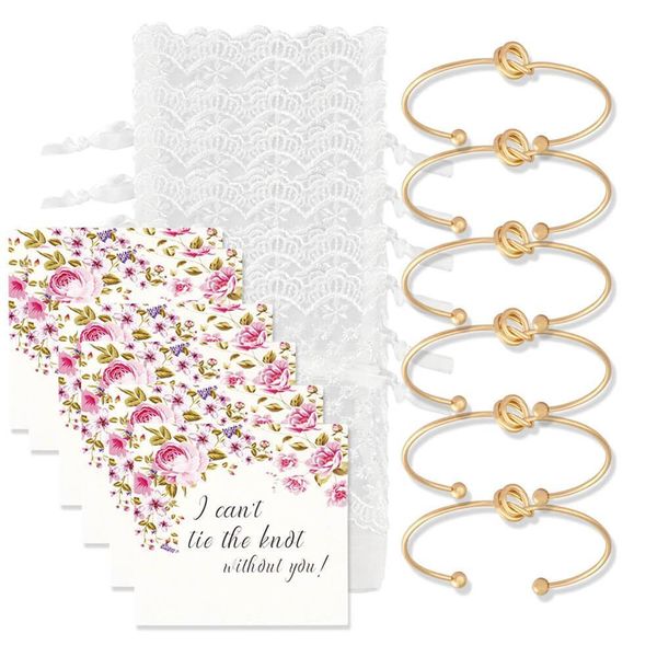 bridal shower bracelet gifts for bridesmaids- 6 sets gold wedding party favors white drawstring lace gift bag 1027
bridal shower bracelet gifts for bridesmaids- 6 sets gold wedding party favors white drawstring lace gift bag 1027