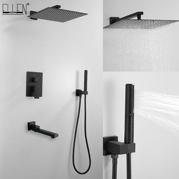 bath wall shower set black bathroom shower taps with handshower wall mounted sqaure rain ceiling shower bathtub mixers els89 1011
bath wall shower set black bathroom shower taps with handshower wall mounted sqaure rain ceiling shower bathtub mixers els89 1011