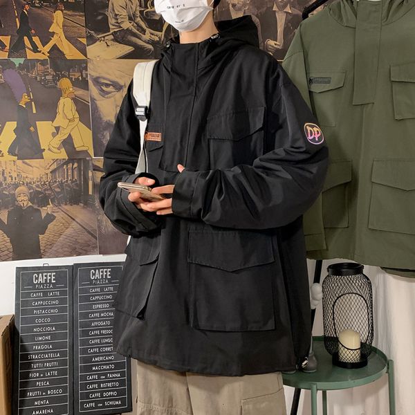2021 new men's casual loose jackets woman cargo hooded jacket korean streetwear oversize coats male harajuku clothing hip hop d1xo, Black;brown
2021 new men's casual loose jackets woman cargo hooded jacket korean streetwear oversize coats male harajuku clothing hip hop d1xo, Black;brown