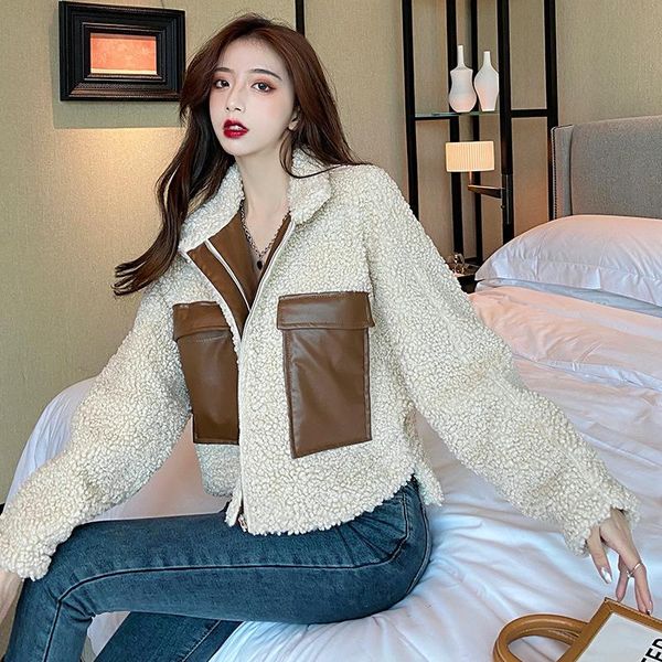 faux fur coat winter jacket women faux lamb fur jacket warm thick fashion loose plush ladies coat teddy plus size, Black
faux fur coat winter jacket women faux lamb fur jacket warm thick fashion loose plush ladies coat teddy plus size, Black