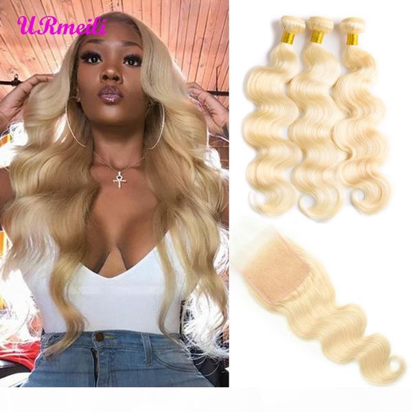 613 honey blonde human hair bundles with closure malaysian body wave 4 pcs lot virgin human hair bundles with closure, Black;brown
613 honey blonde human hair bundles with closure malaysian body wave 4 pcs lot virgin human hair bundles with closure, Black;brown