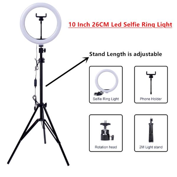 10 inch dimmable led selfie ring usb pgraphy lighting kits studio makeup table light with phone holder for youtube vk 
10 inch dimmable led selfie ring usb pgraphy lighting kits studio makeup table light with phone holder for youtube vk