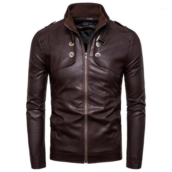 2020 jacket men new men's fashion casual long sleeved motorcycle pu leather jacket slim fit mens winter coats1, Black
2020 jacket men new men's fashion casual long sleeved motorcycle pu leather jacket slim fit mens winter coats1, Black