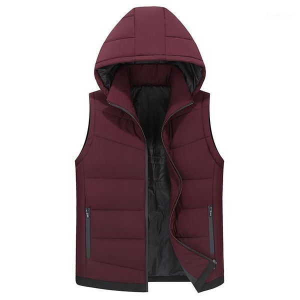 2020 autumn winter sleeveless jacket down vest men's warm thick hooded coats padded waistcoat plus oversized 5xl 6xl 7xl 8xl1, Black;white
2020 autumn winter sleeveless jacket down vest men's warm thick hooded coats padded waistcoat plus oversized 5xl 6xl 7xl 8xl1, Black;white