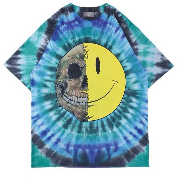 men's t-shirts travis scott skull bone smile tie dye t-shirt 2021 summer fashion men's and women's loose tee, White;black
men's t-shirts travis scott skull bone smile tie dye t-shirt 2021 summer fashion men's and women's loose tee, White;black