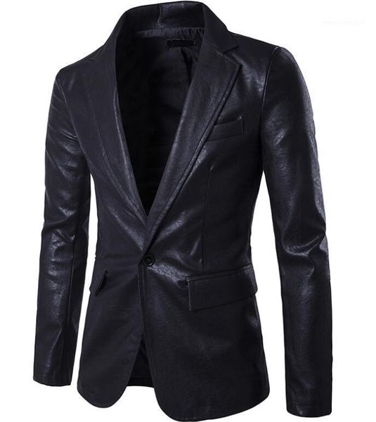 men's fur & faux s-2xl / spring male paragraph leisure fashion pu individual single row one button small suit1, Black
men's fur & faux s-2xl / spring male paragraph leisure fashion pu individual single row one button small suit1, Black