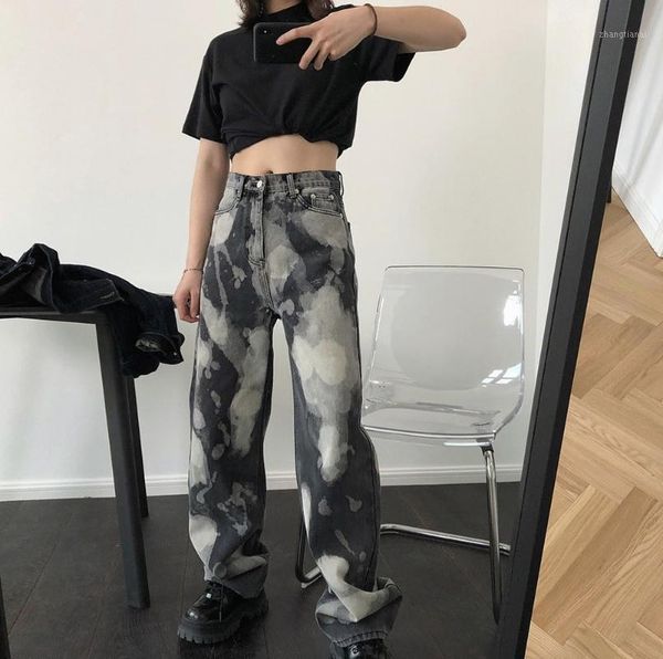 autumn new handsome street stylish high waisted splash-ink tie-dyed jeans loose winter thick straight leg denim trousers girl1, Blue
autumn new handsome street stylish high waisted splash-ink tie-dyed jeans loose winter thick straight leg denim trousers girl1, Blue