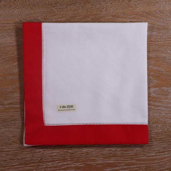 table napkin n037-r-20: 4pieces white hemstitch dinner napkins red hem ramie cotton blend ladder linen
table napkin n037-r-20: 4pieces white hemstitch dinner napkins red hem ramie cotton blend ladder linen