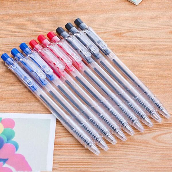 5Pieces/Lot 3 Pieces / Set Of Transparent Simple Type 0.7mm Bullet Refill Ball Pen Black Red Blue Office School Supplies Writing Ball Pen
5Pieces/Lot 3 Pieces / Set Of Transparent Simple Type 0.7mm Bullet Refill Ball Pen Black Red Blue Office School Supplies Writing Ball Pen
