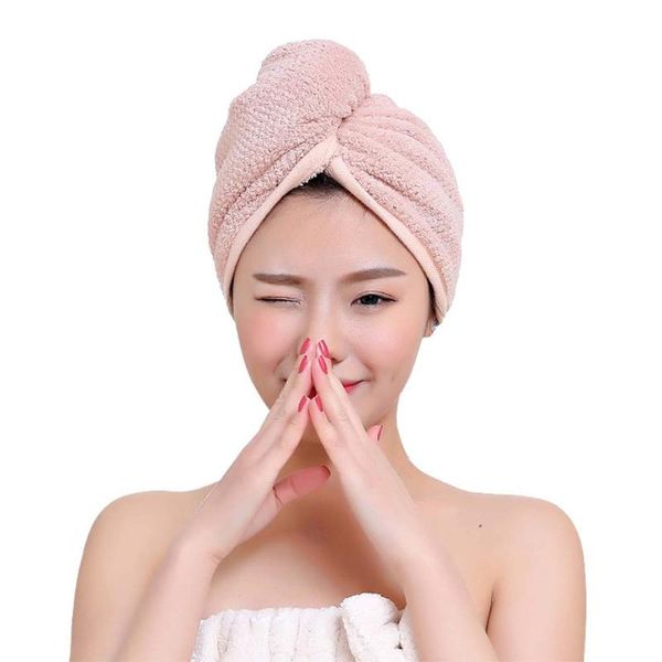 2pcs women reusable water absorption spa wrap with button bath cap washable hair drying towel turban magic bathroom home travel
2pcs women reusable water absorption spa wrap with button bath cap washable hair drying towel turban magic bathroom home travel
