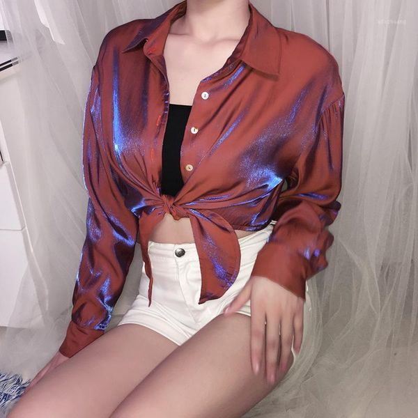 moarcho fashion bright satin blouse women button lace up lady blouse shirts long sleeve solid color for party 2020 new1, White
moarcho fashion bright satin blouse women button lace up lady blouse shirts long sleeve solid color for party 2020 new1, White