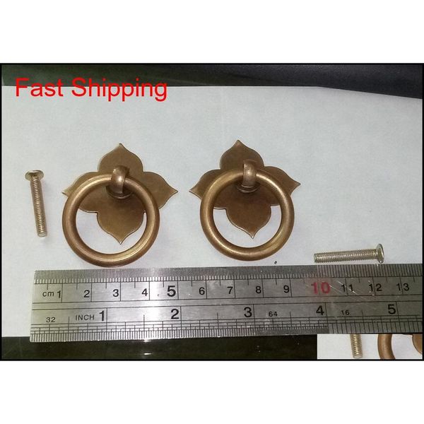 2sets door or furniture pull brass copper drawer knobs clover h qyllmk sports2010
2sets door or furniture pull brass copper drawer knobs clover h qyllmk sports2010