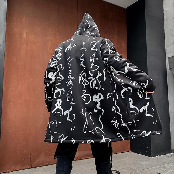 men fashion windbreaker men winter hooded fleece warm jacket youthful vitality overcoat loose casual print long jacket for1, Tan;black
men fashion windbreaker men winter hooded fleece warm jacket youthful vitality overcoat loose casual print long jacket for1, Tan;black