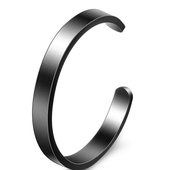 bracelet lover shaped 8mm bangle steel stainless gifts womens c for cuff new couples mens and blank titanium open jewelry fashion bbywn, Black
bracelet lover shaped 8mm bangle steel stainless gifts womens c for cuff new couples mens and blank titanium open jewelry fashion bbywn, Black