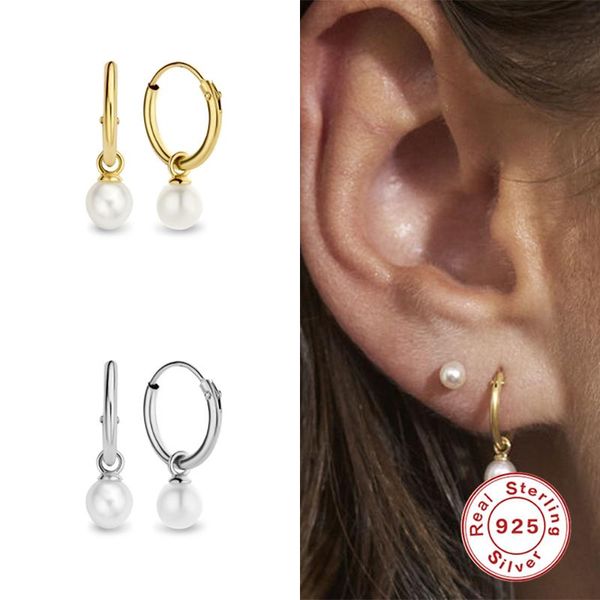 aide ins fashion pearl drop pendant hoop earrings for women girls wedding earrings 925 sterling silver simple jewelry oorbellen, Golden;silver
aide ins fashion pearl drop pendant hoop earrings for women girls wedding earrings 925 sterling silver simple jewelry oorbellen, Golden;silver
