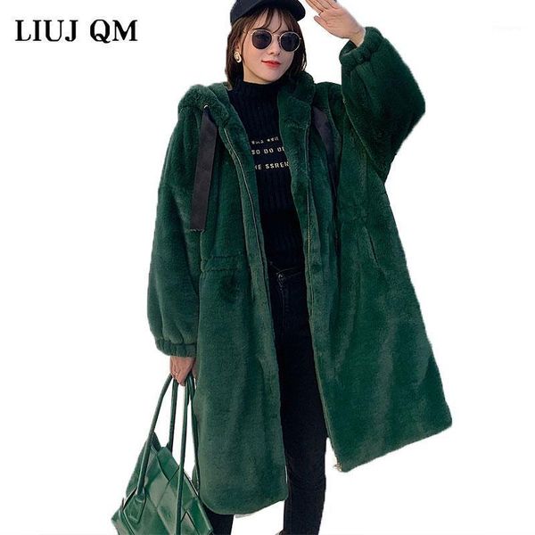 2020 women parka winter clothes new faux fur coat oversize thick warm long fur jacket hooded plus size parka plush coat1, Black
2020 women parka winter clothes new faux fur coat oversize thick warm long fur jacket hooded plus size parka plush coat1, Black