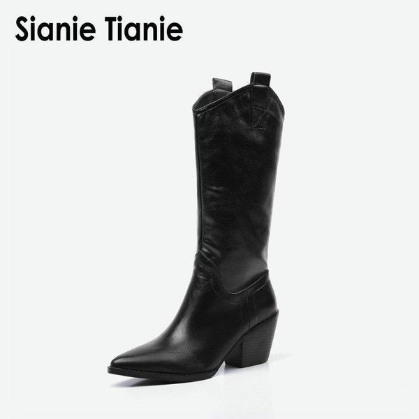boots sianie tianie 2021 winter good quality western cowgirl chunky high heels shoes lady white black mid-calf size 44 451
boots sianie tianie 2021 winter good quality western cowgirl chunky high heels shoes lady white black mid-calf size 44 451