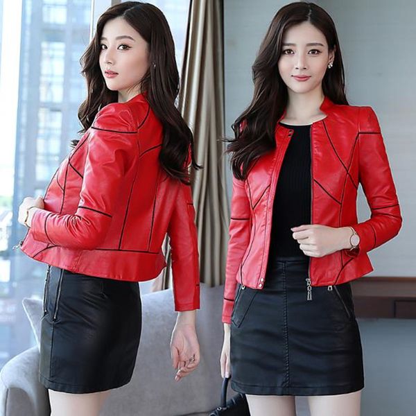 Red Female Plutonium 2021 New Spring Autumn Thin Leather Jacket Short 7uui, Black
Red Female Plutonium 2021 New Spring Autumn Thin Leather Jacket Short 7uui, Black