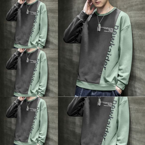 spring and autumn style pullover coat pullover sweater boy's round neck coat autumn wear korean fashion casual loose long sleeve bottom, Black
spring and autumn style pullover coat pullover sweater boy's round neck coat autumn wear korean fashion casual loose long sleeve bottom, Black