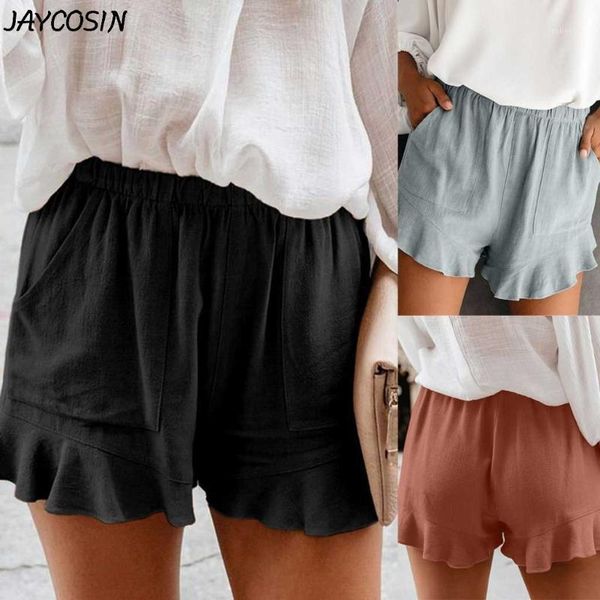 jaycosin women solid simple ruffles high waist pockets elastic waist shorts trousers ladies summer casual loose wide leg shorts1, White;black
jaycosin women solid simple ruffles high waist pockets elastic waist shorts trousers ladies summer casual loose wide leg shorts1, White;black