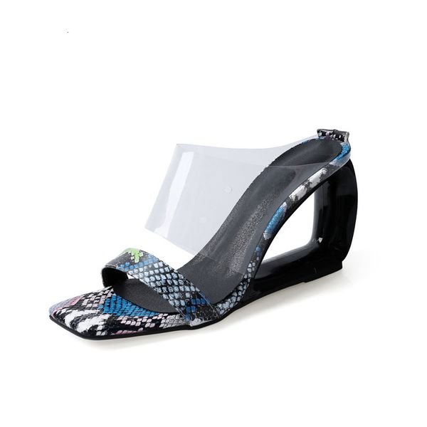 new 2021 selling wedges women shoes transparent snake'cause you look like street sandals kr33, Black
new 2021 selling wedges women shoes transparent snake'cause you look like street sandals kr33, Black