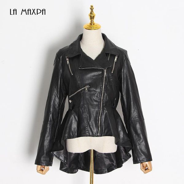 women's jackets 2021 spring fashion pu leather jacket women's grooved long sleeve irregular hem pleated street wear coat1, Black;brown
women's jackets 2021 spring fashion pu leather jacket women's grooved long sleeve irregular hem pleated street wear coat1, Black;brown