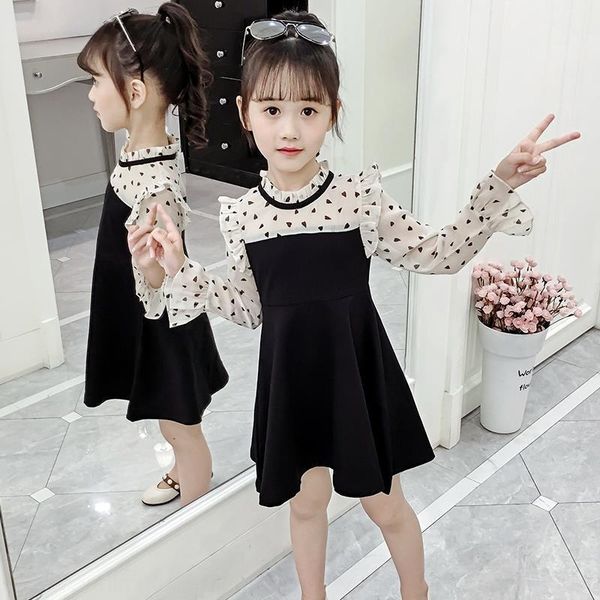 girlslong sleeve dress princess dressdress dressautumn new zhongda children's korean chiffon splicing long sleeve princess skirt with s, Black;gray
girlslong sleeve dress princess dressdress dressautumn new zhongda children's korean chiffon splicing long sleeve princess skirt with s, Black;gray