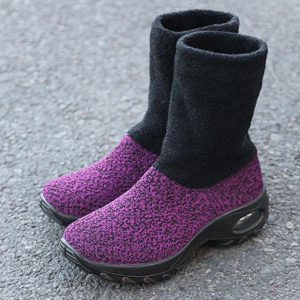boots women winter warm sneakers flats casual socks shoes comfort walking female high increase footwear big size 42, Black
boots women winter warm sneakers flats casual socks shoes comfort walking female high increase footwear big size 42, Black